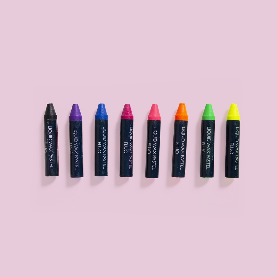 Liquid Wax Pastels: Fluorescent