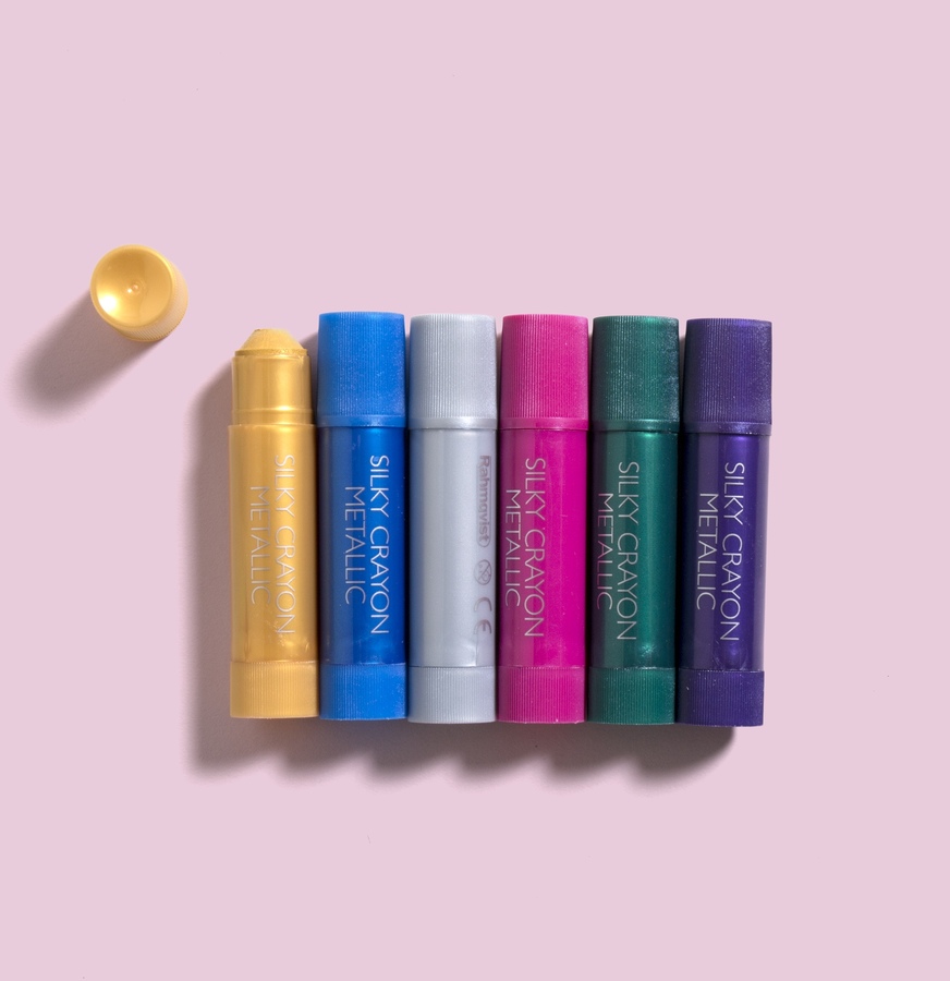 Silky Crayon Metallic - Compact Paint Stick