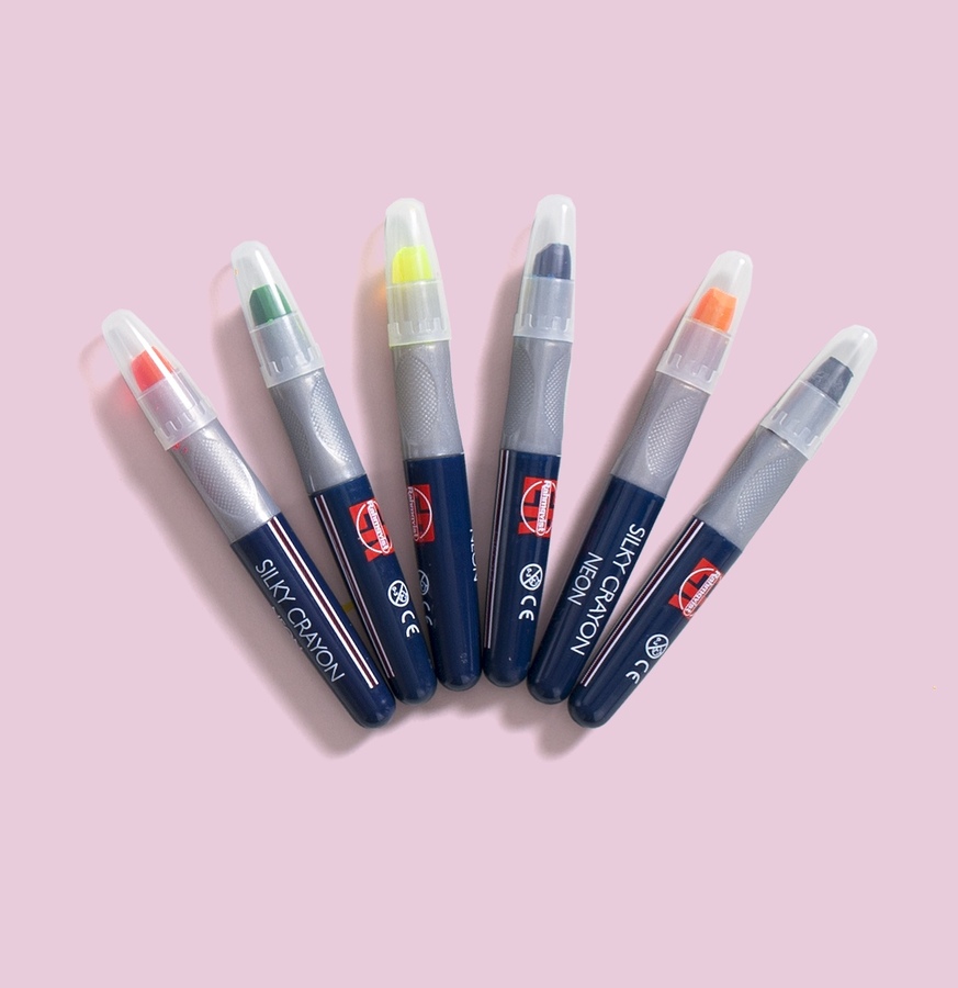 Silky NEON - fluorescent crayons