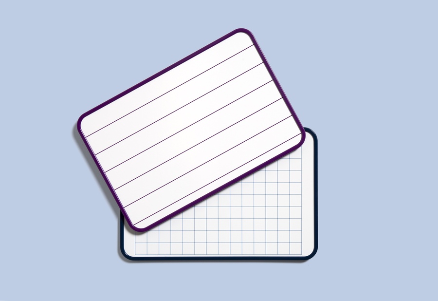 Magnetic Whiteboard - Maths Grid 14cm x 10cm // Junior Handwriting // Early Years Handwriting