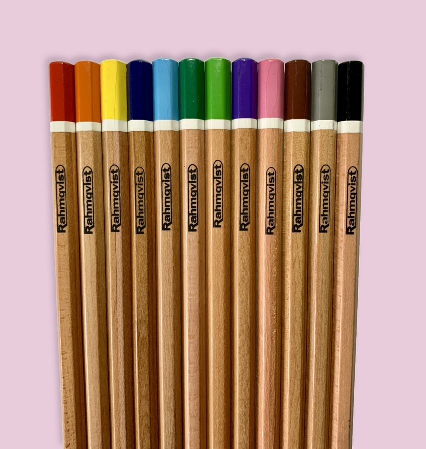 1.11 Colouring Pencil, 12 colours, ECO-wood